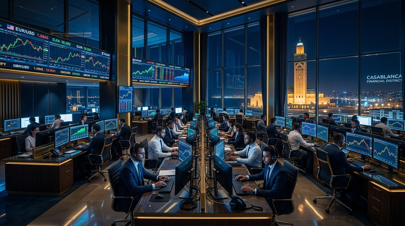 Finance AI trading room