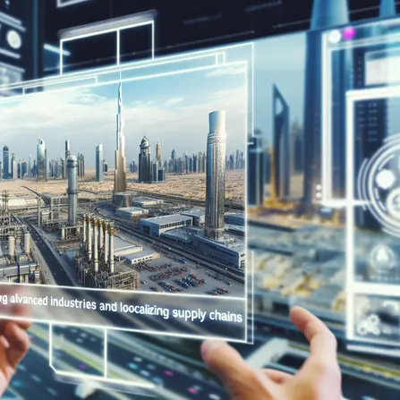 تعزيز الصناعات المتقدمة وتوطين سلاسل الإمداد في الإمارات: رحلة نحو الاكتفاء الذاتي والريادة العالميةE