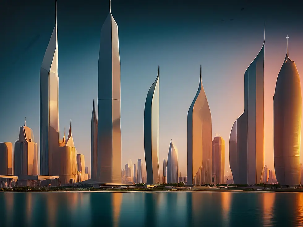 رسوم بيانية توضيحية لنمو الاستثمارات الخضراء والتمويل المستدام في الإمارات