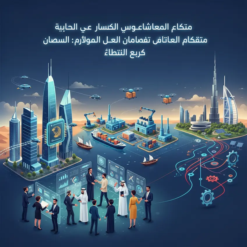 رؤية بانورامية لمدينة دبي الحديثة تبرز التطور العمراني والتكنولوجي