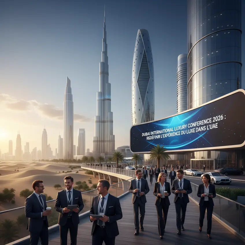 A luxurious architectural design with modern elements, symbolizing innovation in luxury in the UAE.