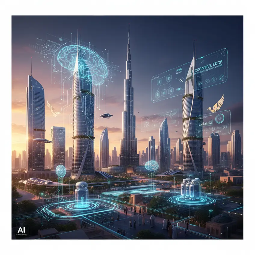 Data visualization of AI insights for urban infrastructure in Abu Dhabi