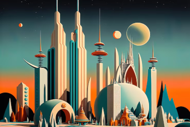 Retrofuturism & Nostalgia: Blending Past and Future Aesthetics in Dubai